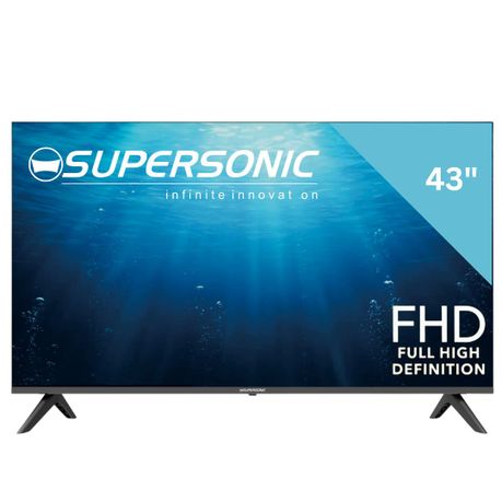 Supersonic 43" Full HD Non-Smart Frameless TV HDMI/ USB/ AV Mode Image