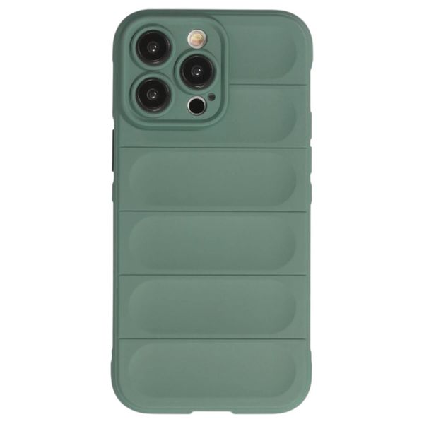 Wave Style Shockproof Phone Case Compatible with iPhone 16 Pro Max - Purple