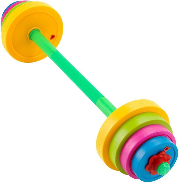 Kids Barbell Weight Set - Adjustable Workout Toy