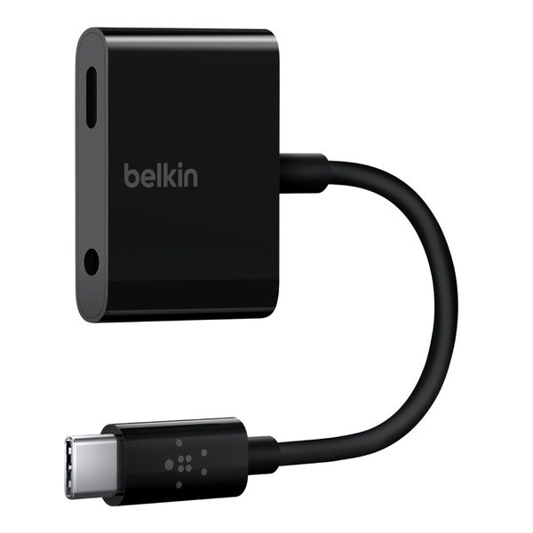Belkin RockStar USB-C + 3.5mm Audio + USB-C Charge Adapter