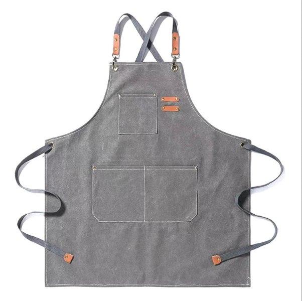 ForgeCraft Utility Apron - rugged and industrial, perfect for makers