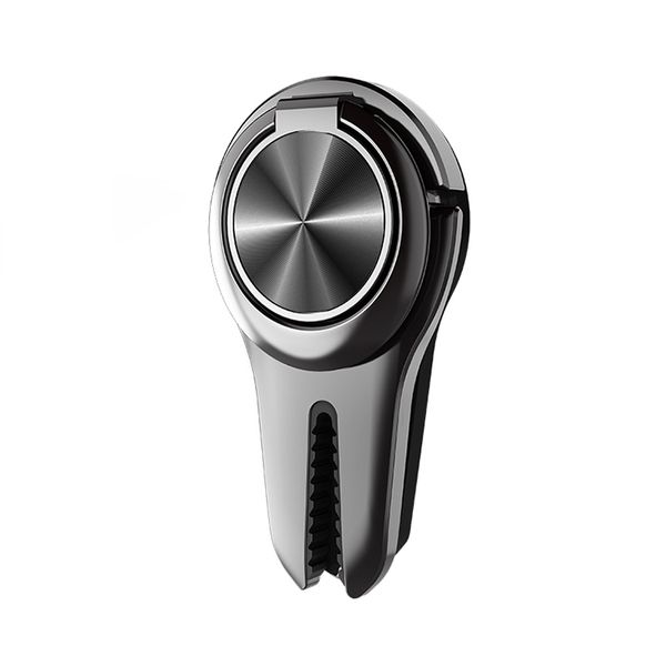 2 IN 1 Car Air Vent Finger Ring Holder - Black