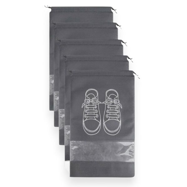 5 Pieces ShoeGuard Drawstring Dustproof Travel &amp; Organiser Shoe Storage