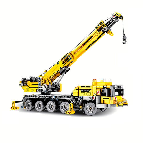 1008-Piece Large-Scale Heavy-Duty Crane Building Block Set - Challenging
