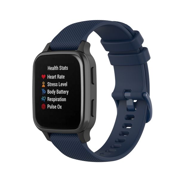 TinoTech Garmin Venu Silicone Replacement Strap - Wine Red
