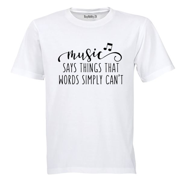 Mens - T-Shirt - White - S image