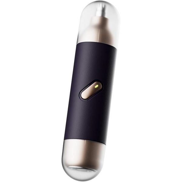 2-in-1 Electric Nose Hair Trimmer and Facial Shaver, USB-C Black