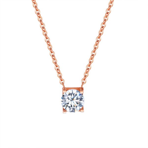 Zirconia Female Necklace