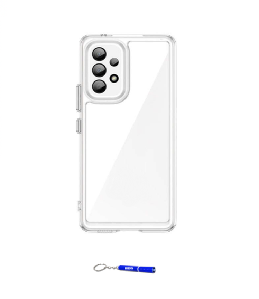 Anti Burst Clear Protective Cover for Samsung galaxyS21 Ultra and HDS torch