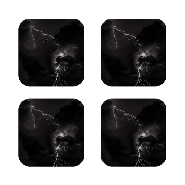 Custom Printed Lighting wooden Coasters