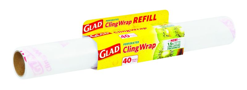 Glad 40m Cling Wrap Refill Perforated