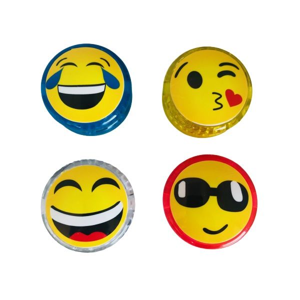 LED Light-Up Emoji Yo-Yo's (Set of 4) Assorted Colours | Buy Online in ...