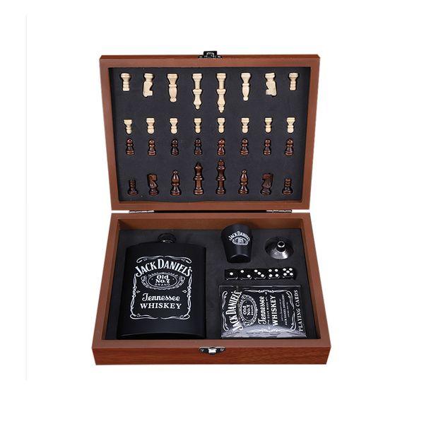 ZELTRYN Portable Hip Flask and Wine Utensil Set