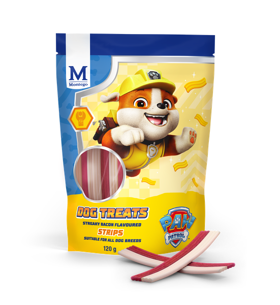 Montego PAW Patrol Streaky Bacon Flavoured Strips 120g (Pack of 10)