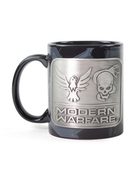 Call of Duty Modern Warfare Metal Badge Mug