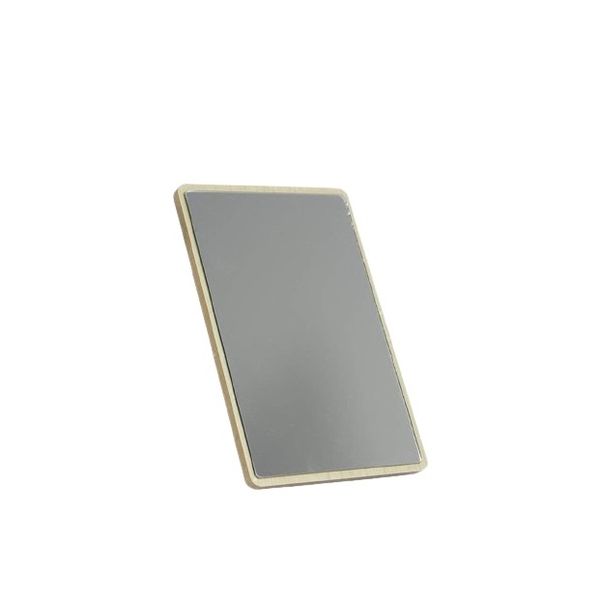 Wooden Desktop Single-sided Square Countertop Makeup Mirror for Bedroom