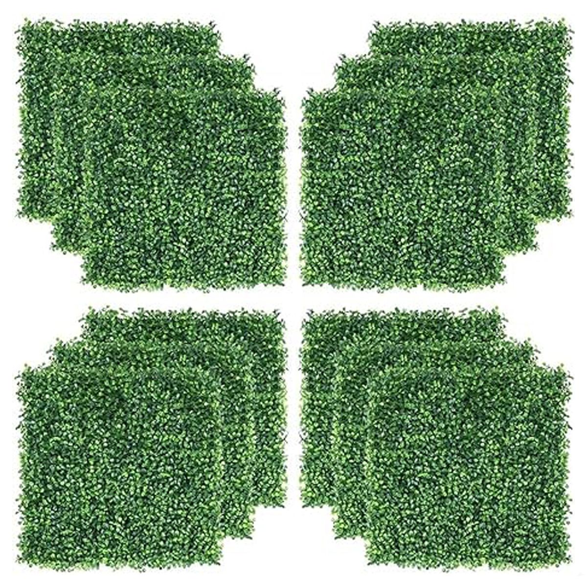 Artificial Instant Hedge Wall Foliage Planter 12 Panels | Shop Today ...