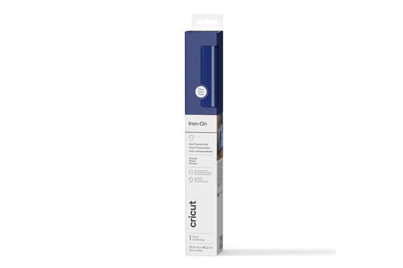 Cricut Flocked Iron-On 30.5 cm x 48.3 cm Blue