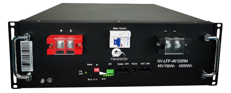 Navasolar 48V 100AH LIFEPO4 RM Battery With BMS