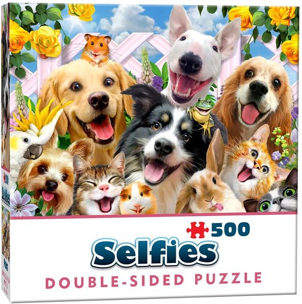 Selfies Double Sided 500 Piece Buddies Puzzle