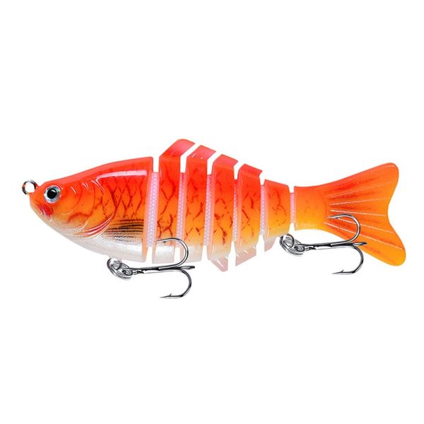 Bass Hunter Fishing Swimbait Lure Orange
