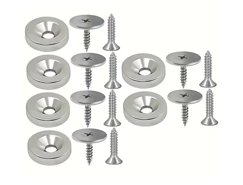 Tool DIY 6-Piece Concealed Door Magnet Cabinet Catches - 16mm