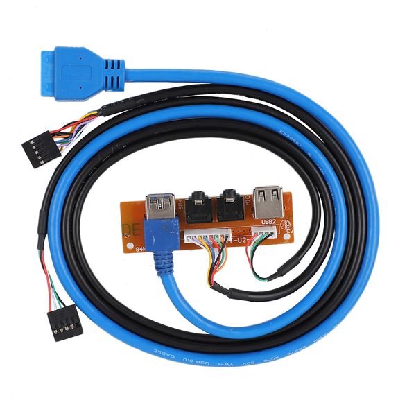 Front Panel USB3.0/Audio Hub with Cable