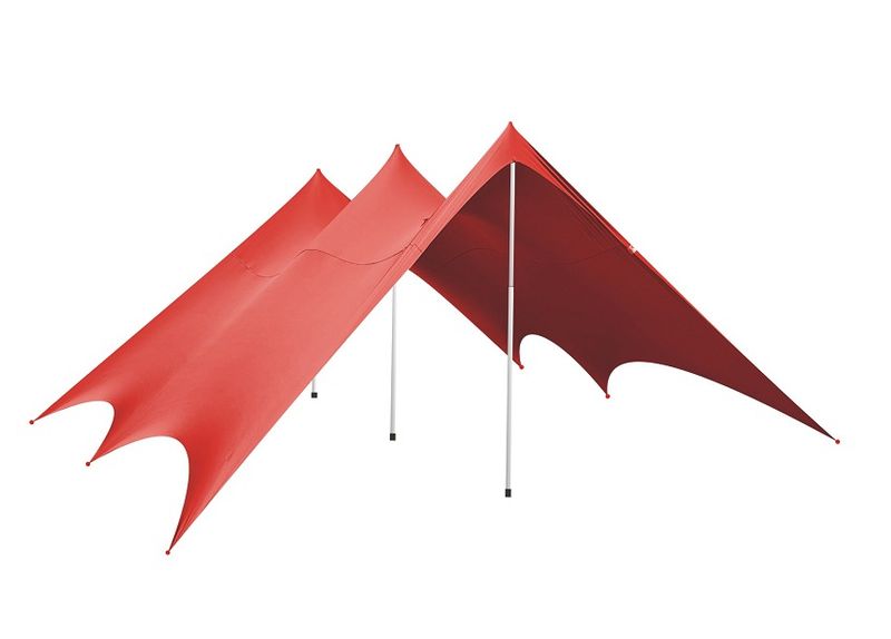 Eazio Waterproof Stretch Tent Gazebo 5mx5m - Red
