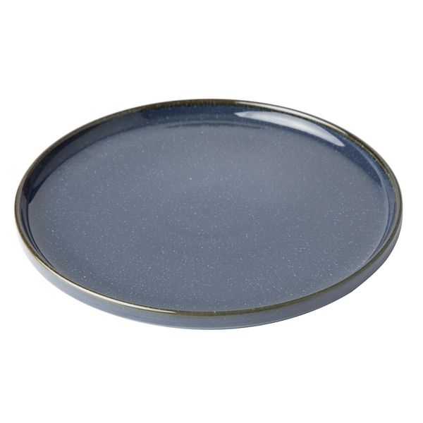 OMADA Flat Stackable Blue Dinner Plate
