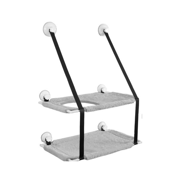 Cat Window Hammock Window Cat Seat Window Perch Indoor Double Stack Tray