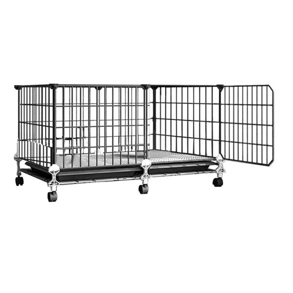 Pet Mesh Indoor And Outdoor Large Space Small Animal Cage with Wheels -70cm