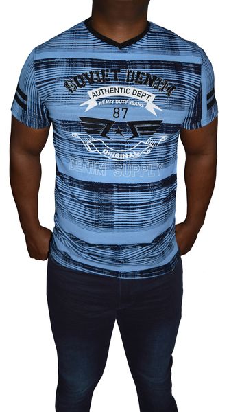 Soviet Burner Mens Short Sleeve Fashion T-Shirt - Navy