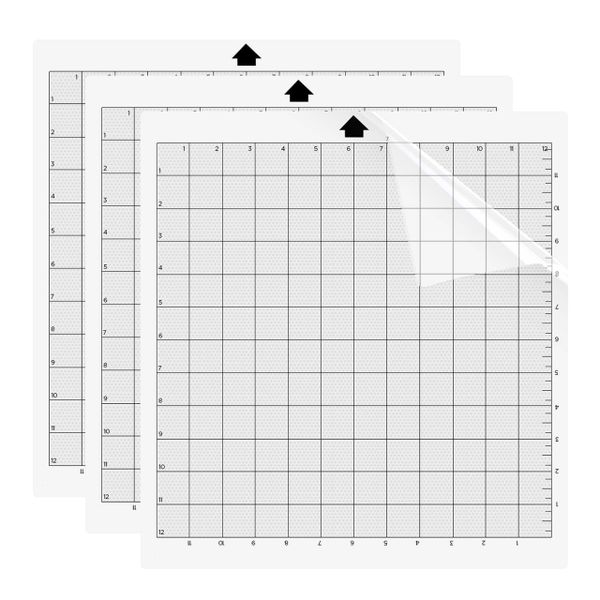 Cutting Mat - Nicapa 12" x 12" Standard Grip (Set of 3)