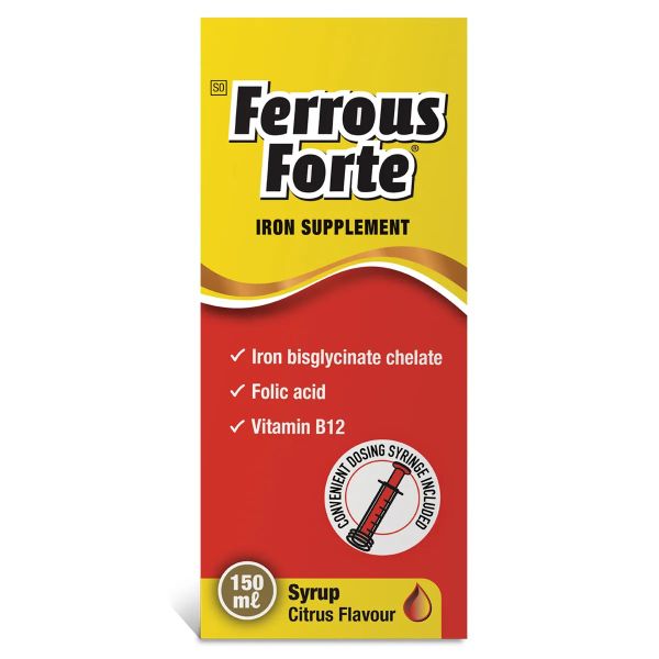 Ferrous Forte Chelated Iron Syrup - 150ml