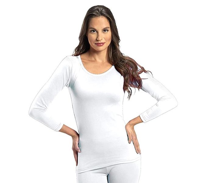 Ladies Thermal Underwear (White) - Vest