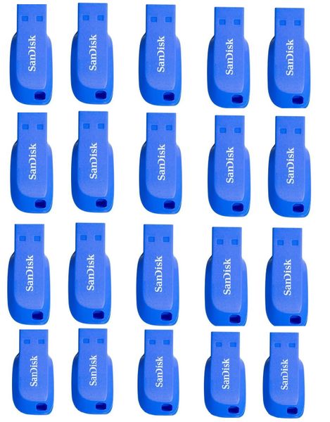 Sandisk 16GB USB - Cruzer Blade - Set of 20 - SBR Bundle - Blue