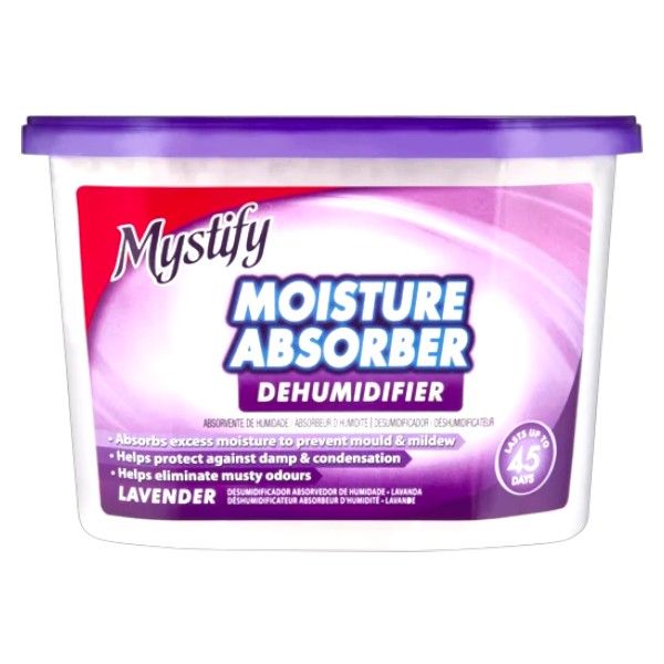 Mystify Moisture Absorber Lavender Scented Dehumidifier Tub For 45Days 230g