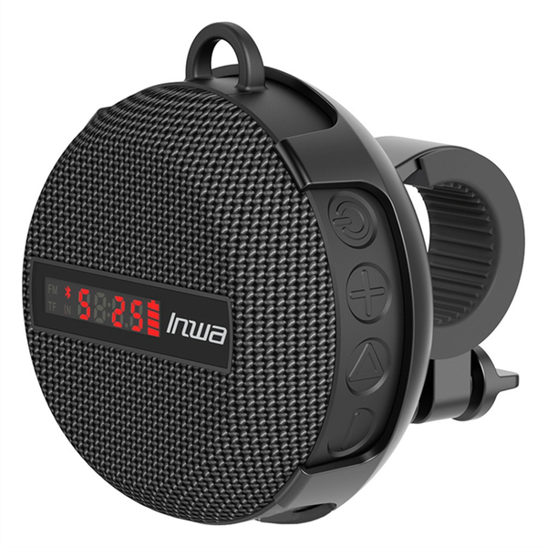 Inwa Bluetooth Quick Display Speaker Outdoor Cycling Speaker - Black