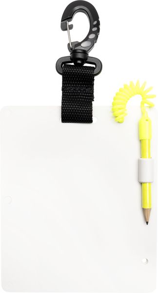 Cressi Writing Slate 150×127 mm - Underwater Slate with Pencil &amp; Clip