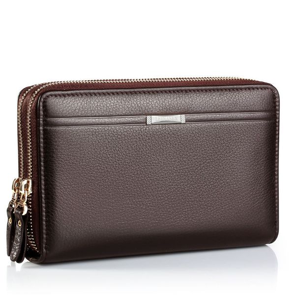 Men's Multi-Card PU Leather Organizer Wallet - Large Capacity Handbag