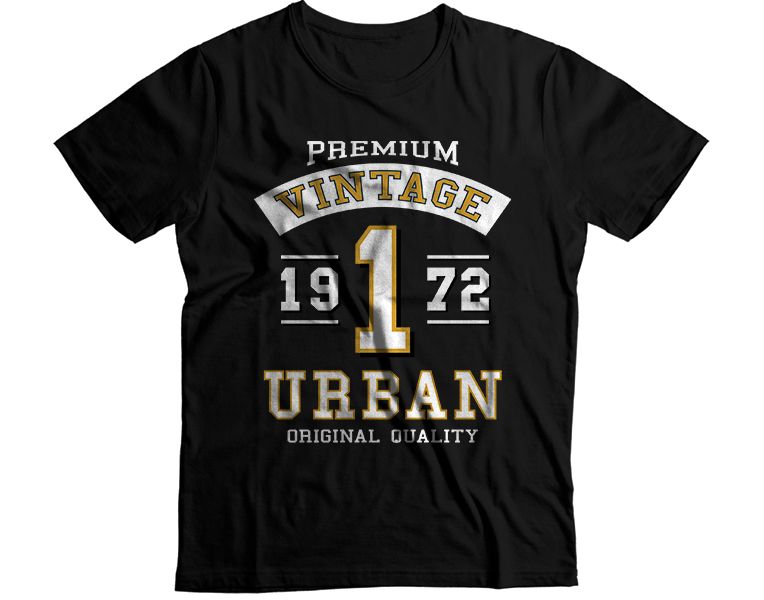 Vintage Urban 1972 Graphic T-Shirt