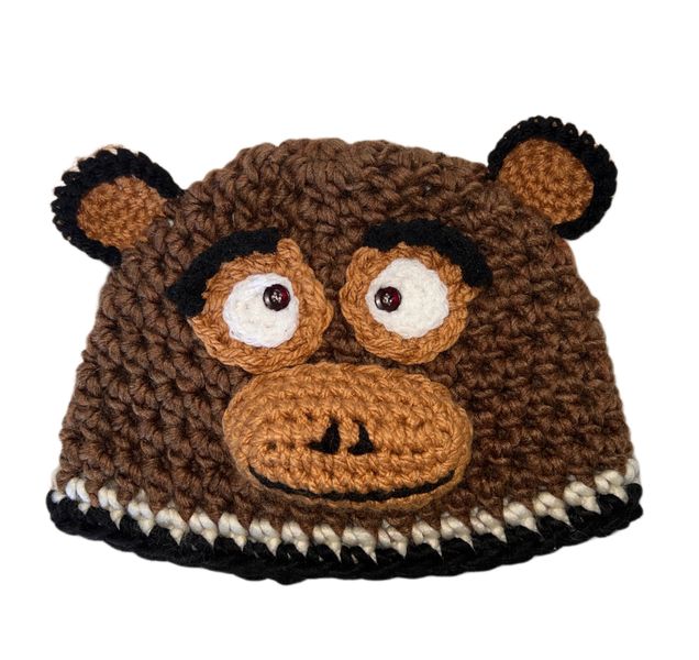 Crochet Monkey Beanie