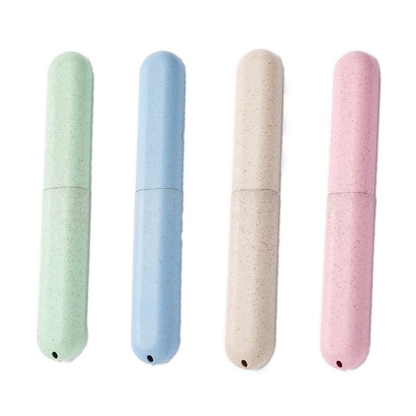 4 pcs Travel Toothbrush Case Plastic Toothbrush Storage Case