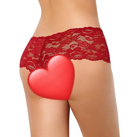 Edendiva's Black Sexy Floral Lace Underwear - Red, Shop Today. Get it  Tomorrow!