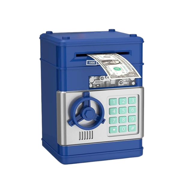 Educational - Interactive ATM Piggy Bank Secure and Fun Money-Saving for Kids
