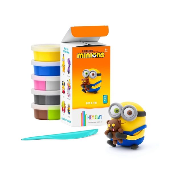 Hey Clay: Modelling Air-Dry Clay w Interactive App - Minion: Bob &amp; Tim