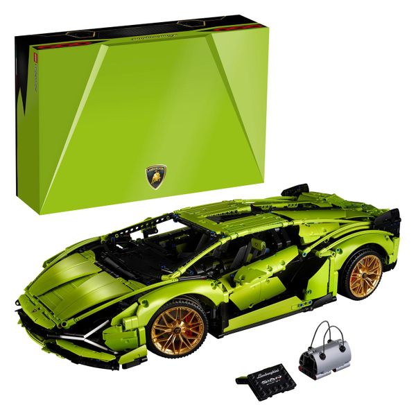 LEGO® Technic™ Lamborghini Sián FKP 37 Model Car 42115 Building Toy Cars (3,696 Pieces)
