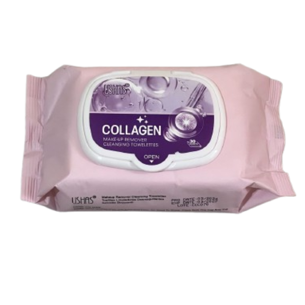 Ushuas Collagen Makeup Remover Towelettes
