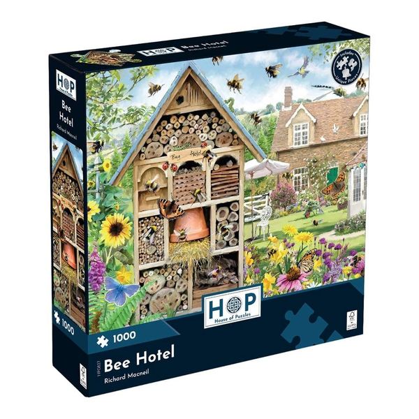 House of Puzzles - Bee Hotel - 1000 Piece Jigsaw Puzzle
