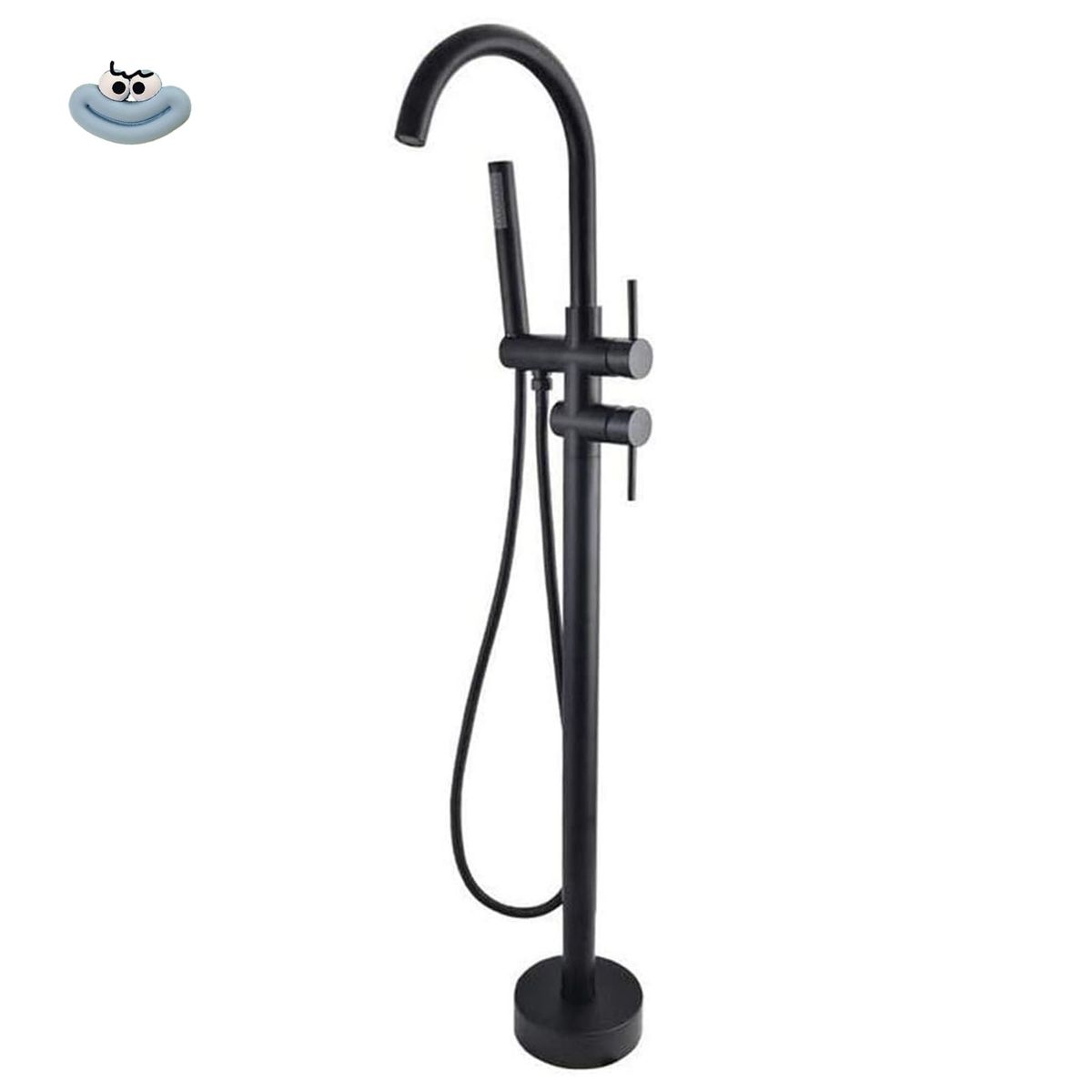 Free Standing Bath Mixer Chrome-plated, Durable And Rust-free